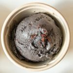 BLACK MINTPeppermint and Activated Charcoal Ice Cream with Dark Chocolate Chunks